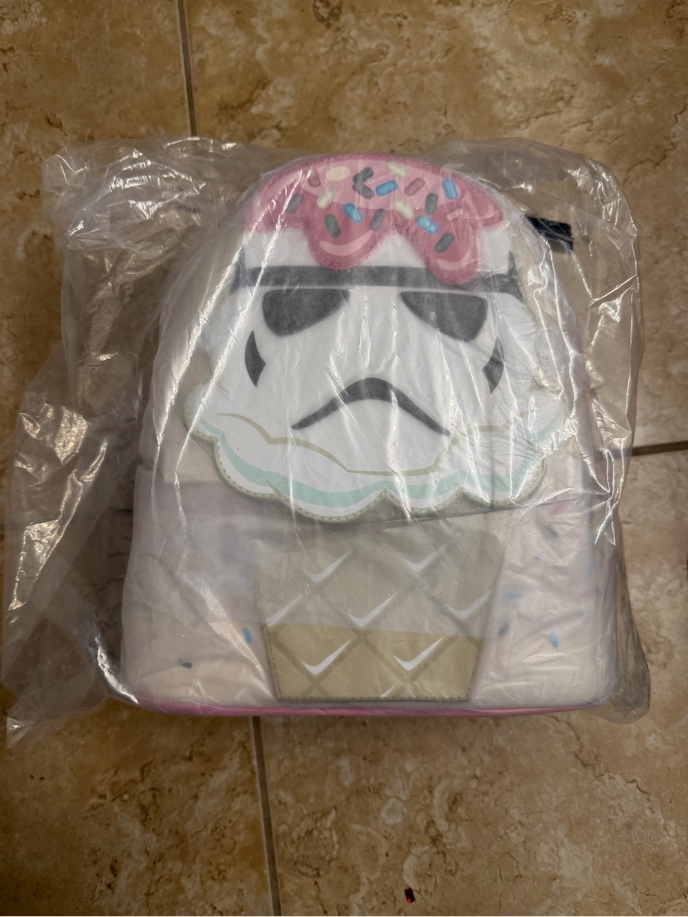Loungefly Star Wars Stormtrooper Ice Cream Cone Mini Backpack BoxLunch Exclusive